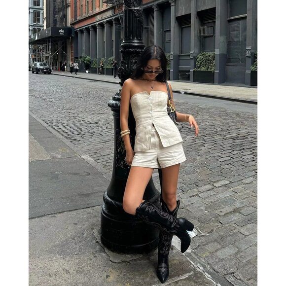 STEVE MADDEN Lasso Knee High Western Boot in Black Multi Size US 10 - Picture 13 of 13